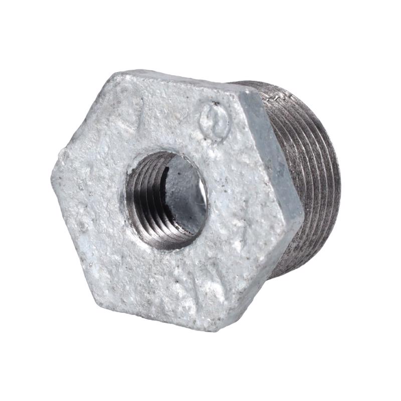 STZ Industries 3/4 in. MIP each X 1/4 in. D FIP Galvanized Malleable Iron Hex Bushing