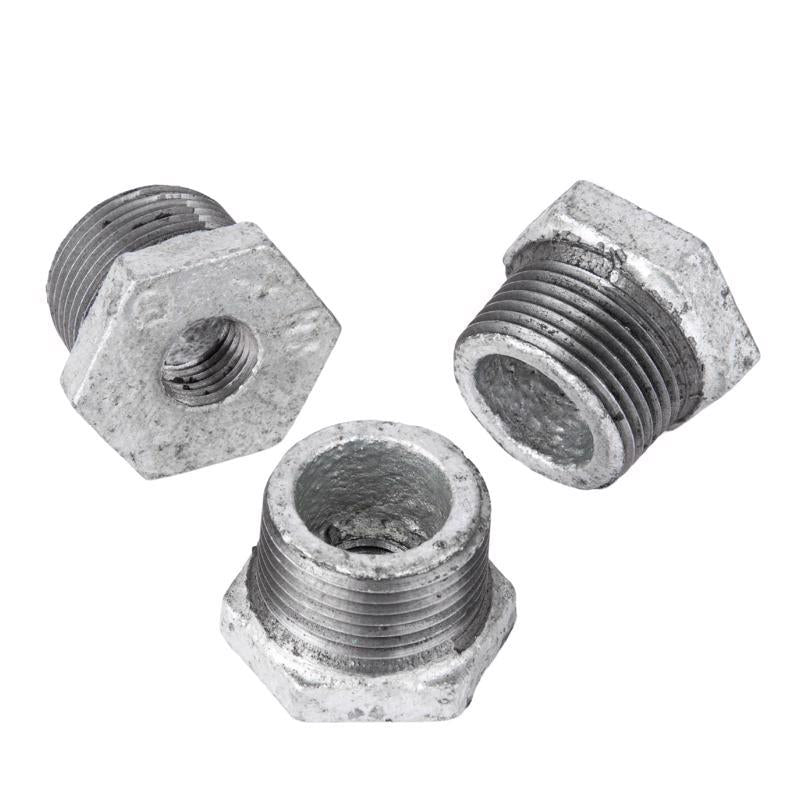 STZ Industries 3/4 in. MIP each X 1/4 in. D FIP Galvanized Malleable Iron Hex Bushing