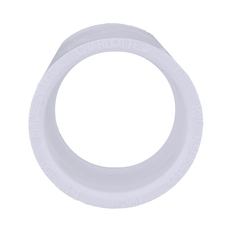 Charlotte Pipe Schedule 40 6 in. Hub X 6 in. D Hub PVC Coupling