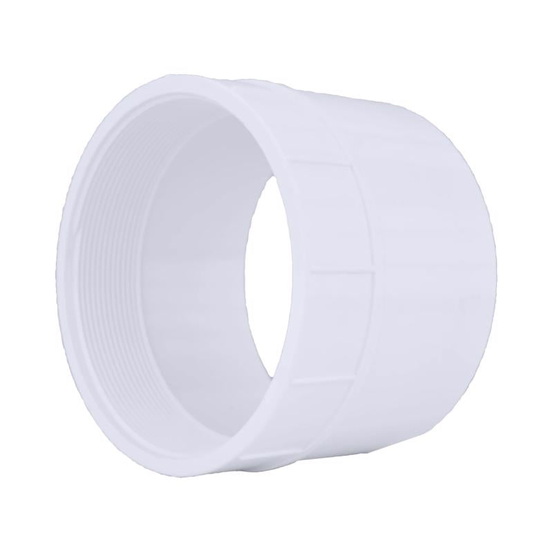 Charlotte Pipe Schedule 40 6 in. Hub X 6 in. D FPT PVC Adapter