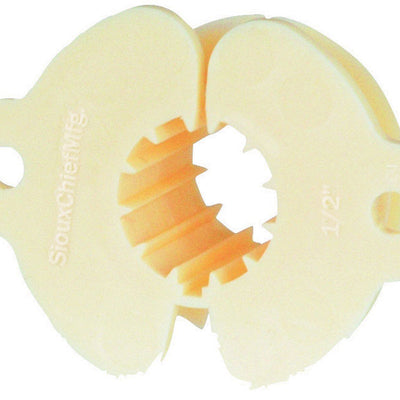 Sioux Chief EZGlide 1/2 in. Natural Plastic Insulating Pipe Clamps