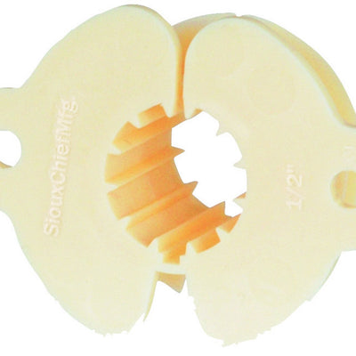 Sioux Chief EZGlide 3/4 in. Natural Plastic Insulating Pipe Clamps