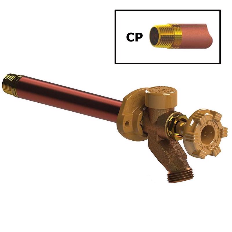 Woodford 1/2 in. MIP in. Sweat Anti-Siphon Brass Freezeless Wall Faucet