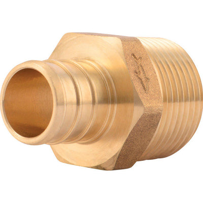 SharkBite Push to Connect 3/4 in. Barb each X 3/4 in. D MPT Brass Adapter