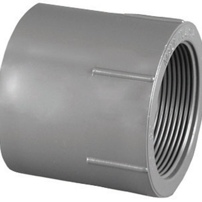 Charlotte Pipe Schedule 80 1-1/2 in. Slip X 1-1/2 in. D FPT PVC Pipe Adapter
