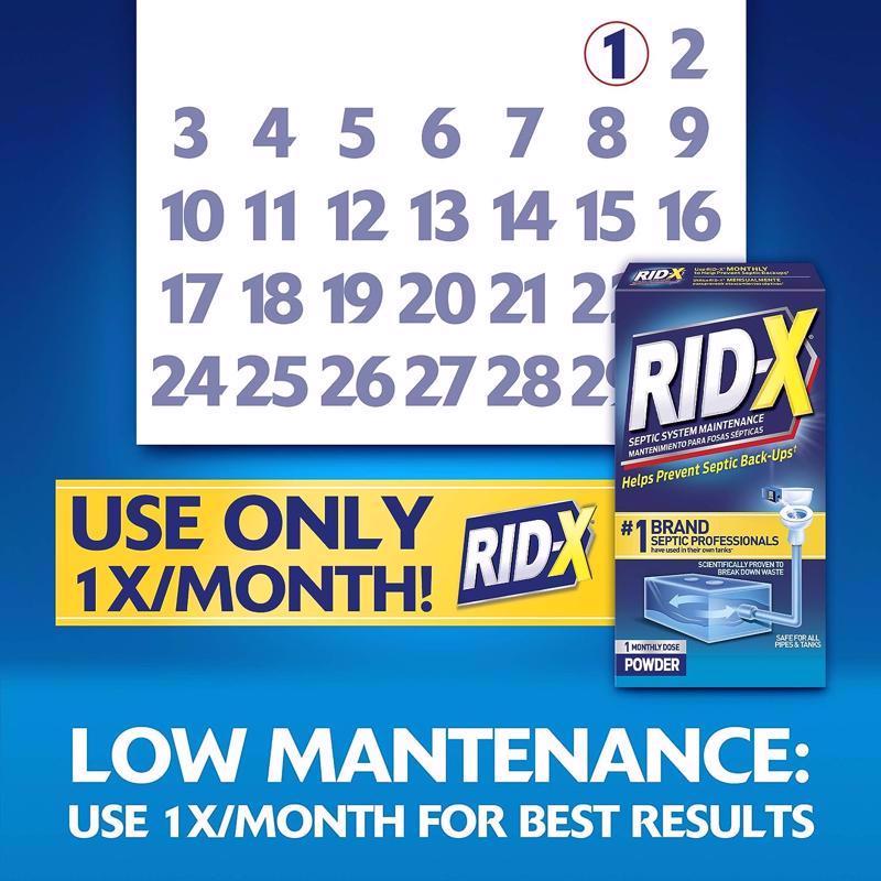 RID-X Powder Septic System Treatment 9.8 oz