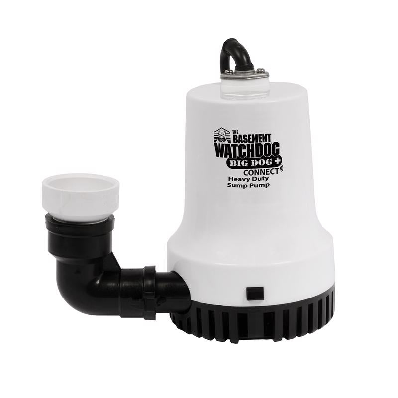 The Basement Watchdog 1/3 HP 3,500 gph Thermoplastic Dual Reed Switch Battery Backup Sump Pump