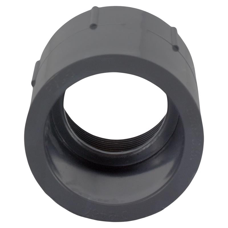 Charlotte Pipe Schedule 80 2 in. Slip X 2 in. D FPT PVC Pipe Adapter