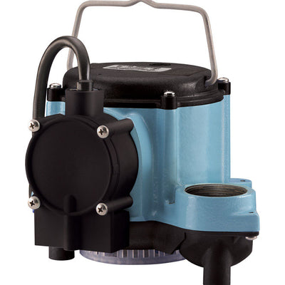 Little Giant 1/3 HP 2,760 gph Cast Iron Diaphragm Switch AC Submersible Sump Pump 10 ft.