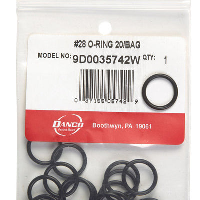 Danco 5/8 in. D X 1/2 in. D Rubber O-Ring 20 pk