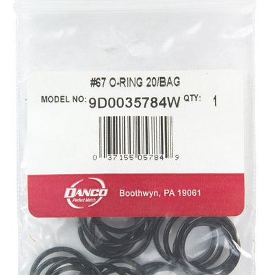Danco 13/16 in. D X 5/8 in. D Rubber O-Ring 20 pk