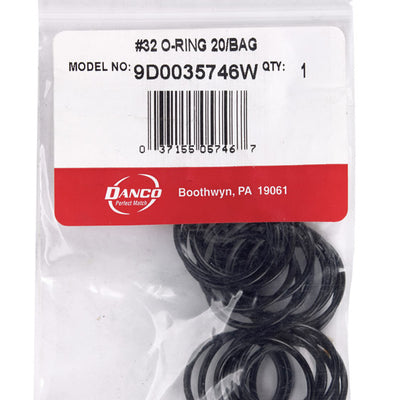 Danco 15/16 in. D X 13/16 in. D #32 Rubber O-Ring 20 pk