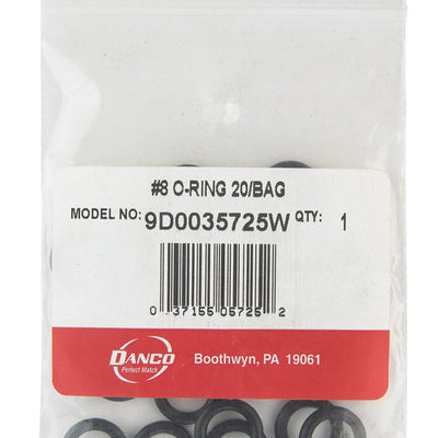 Danco 9/16 in. D X 3/8 in. D Rubber O-Ring 20 pk