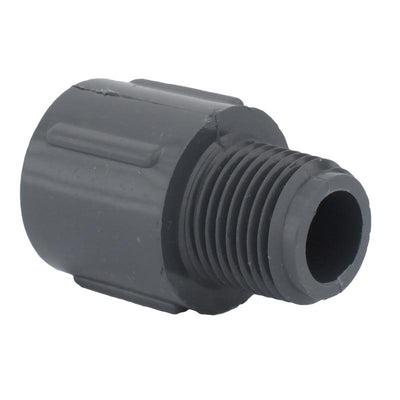 Charlotte Pipe 1/2 in. Slip X 1/2 in. D MPT PVC Adapter