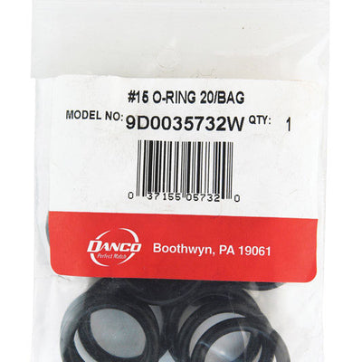 Danco 1 in. D X 3/4 in. D Rubber O-Ring 20 pk