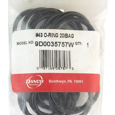 Danco 1-3/8 in. D X 1-1/8 in. D Rubber O-Ring 20 pk