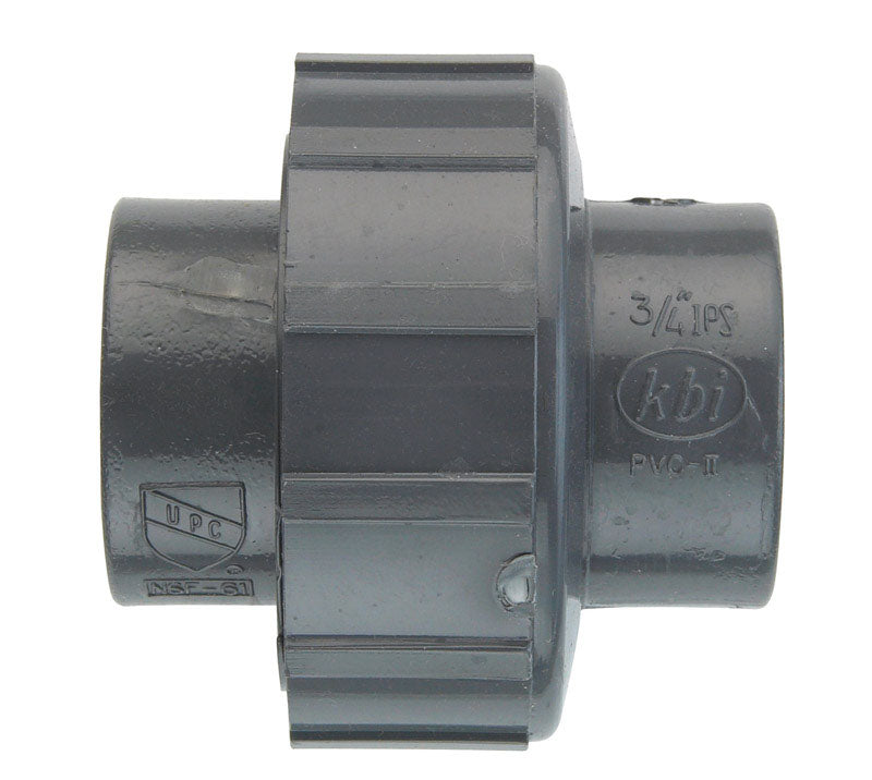 Homewerks Schedule 80 3/4 in. Slip X 3/4 in. D Slip PVC Union
