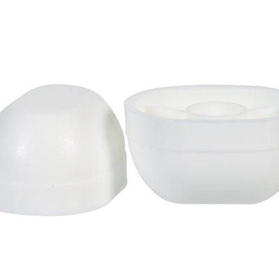 Plumb Pak Toilet Bolt Caps White Plastic For Universal