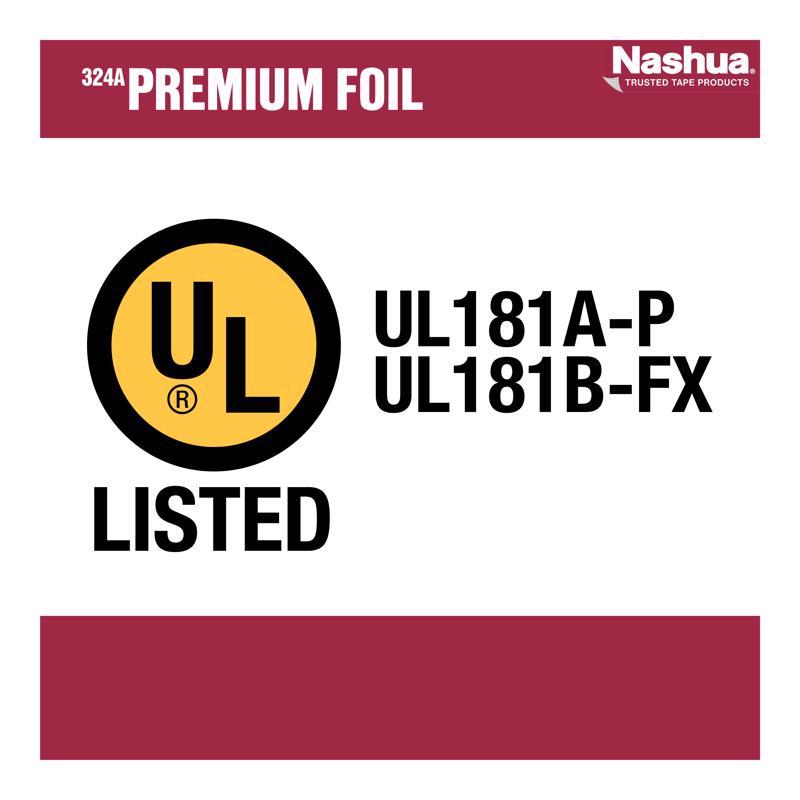 Nashua Premium 2.5 in. W X 60 yd L Silver Foil Tape