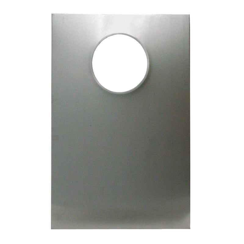 Deflect-O Jordan 4 in. D Silver/White Aluminum Window Plate
