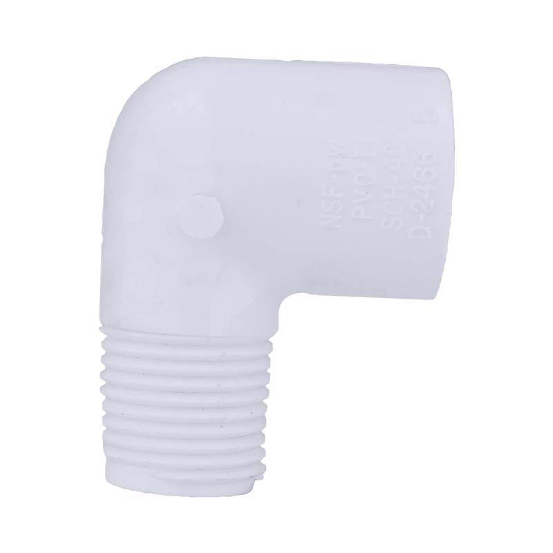 Charlotte Pipe Schedule 40 1 in. MPT X 1 in. D FPT PVC 90 Degree Street Elbow