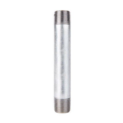 STZ Industries 1/2 in. MIP each X 1/2 in. D MIP Galvanized Steel 5 in. L Nipple