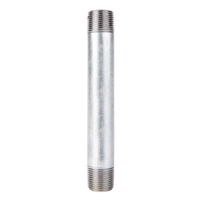STZ Industries 1/2 in. MIP each X 1/2 in. D MIP Galvanized Steel 5-1/2 in. L Nipple
