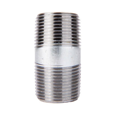 STZ Industries 3/4 in. MIP each X 3/4 in. D MIP Galvanized Steel 2 in. L Nipple