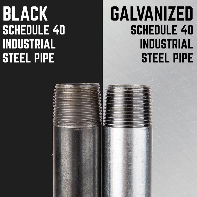 STZ Industries 1 in. MIP each X 1 in. D MIP Galvanized Steel 3-1/2 in. L Nipple