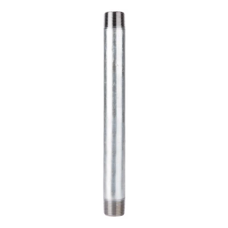 STZ Industries 2 in. MIP each X 2 in. D MIP Galvanized Steel 12 in. L Nipple