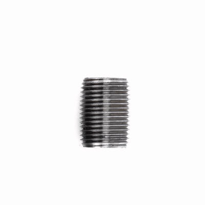 STZ Industries 3/8 in. MIP each X 3/8 in. D MIP Black Steel Close Nipple