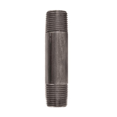 STZ Industries 1/2 in. MIP each X 1/2 in. D MIP Black Steel 3-1/2 in. L Nipple