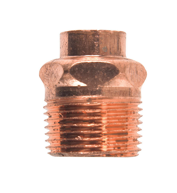 NIBCO 1/2 in. Copper X 3/4 in. D MIP Copper Pipe Adapter