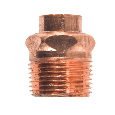 NIBCO 1/2 in. Copper X 3/4 in. D MIP Copper Pipe Adapter
