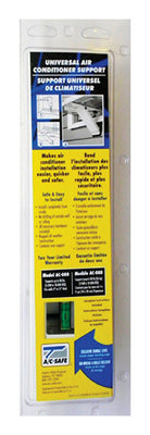 AC-Safe White Steel Universal Air Conditioner Support 80 lb