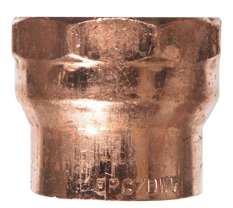 NIBCO 1-1/2 in. Copper X 1-1/2 in. D FPT Copper DWV Adapter