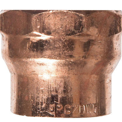 NIBCO 1-1/2 in. Copper X 1-1/2 in. D FPT Copper DWV Adapter