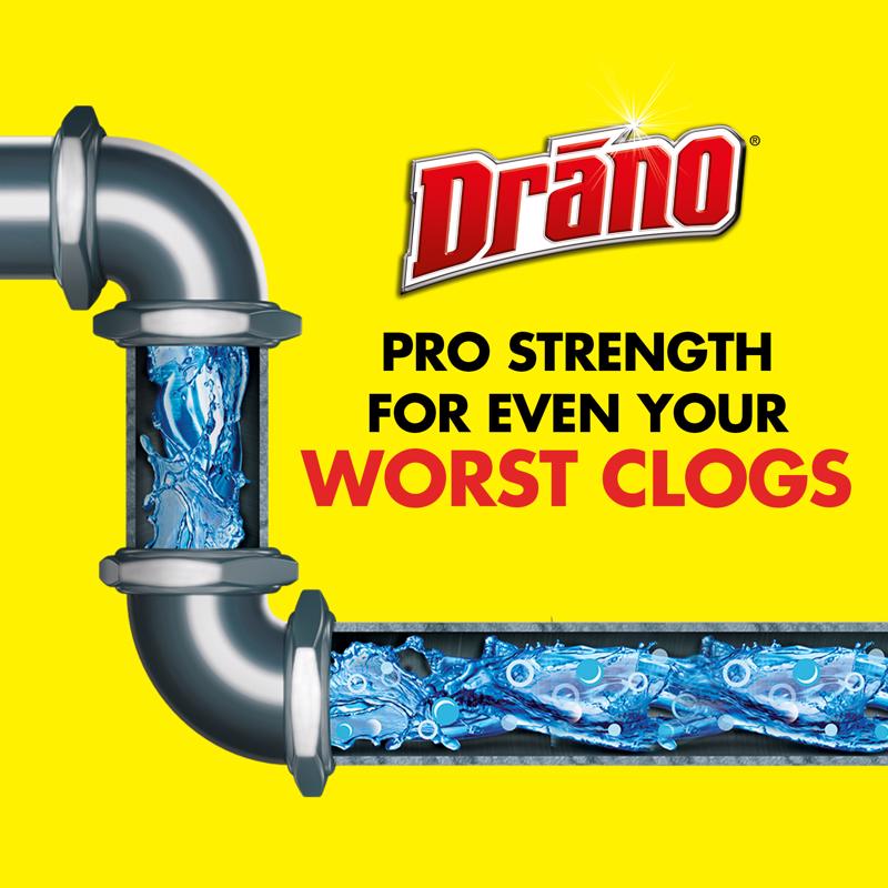 Drano Gel Clog Remover 128 oz