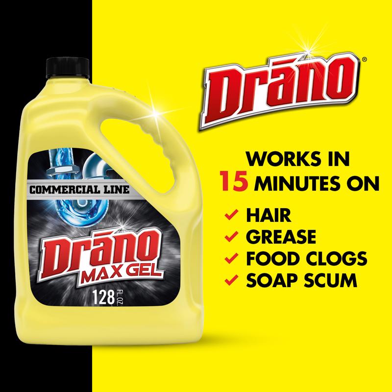 Drano Gel Clog Remover 128 oz