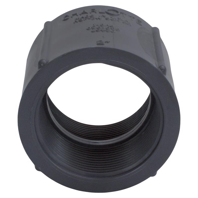 Charlotte Pipe Schedule 80 2 in. FPT X 2 in. D FPT PVC Coupling