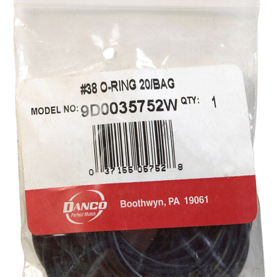 Danco 1-3/4 in. D X 1-9/16 in. D #38 Rubber O-Ring 20 pk