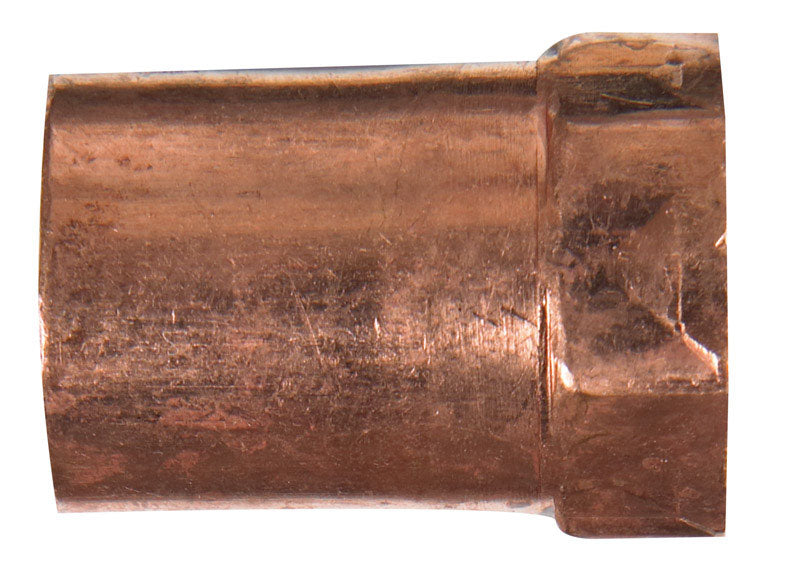NIBCO 3/4 in. Copper X 1/2 in. D FIP Copper Pipe Adapter