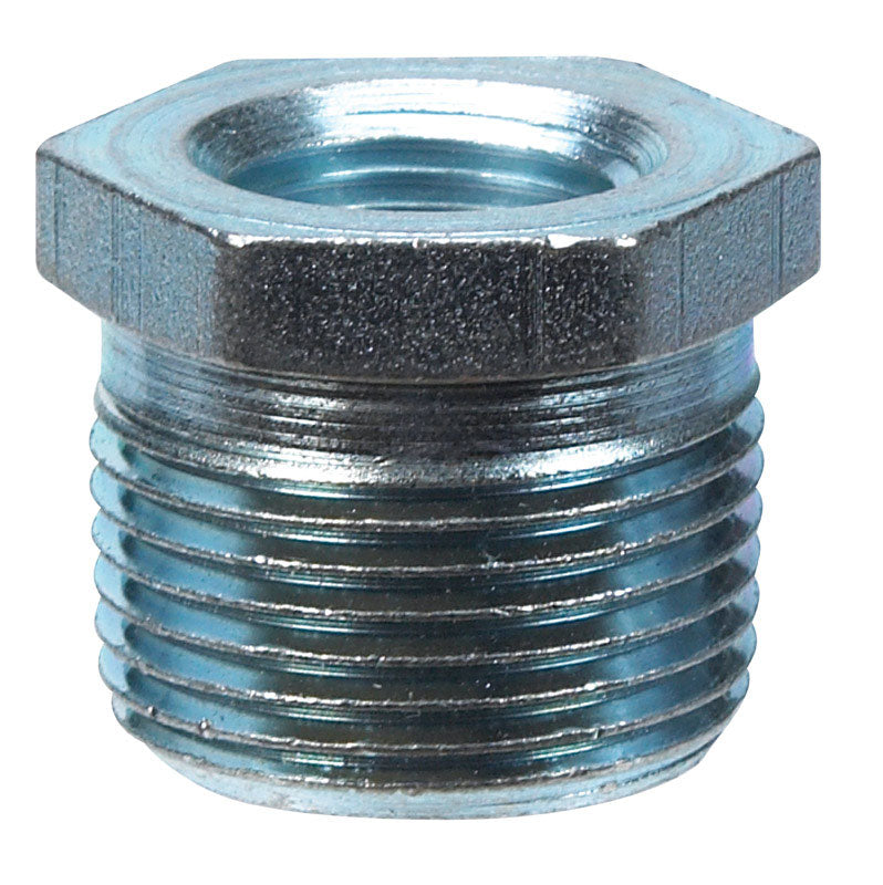 Billco Corporation 1/2 in. MPT X 1/8 in. D MPT Galvanized Hex Bushing