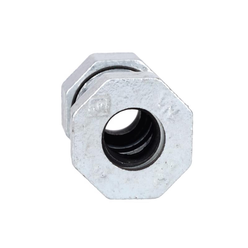 STZ Industries 1/2 in. Compression X 1/2 in. D Compression Galvanized Malleable Iron 3 in. L Couplin