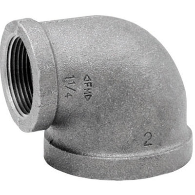 Anvil 1 in. FPT X 3/4 in. D FPT Galvanized Malleable Iron Elbow