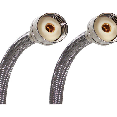 Fluidmaster 3/4 in. Hose X 3/4 in. D Hose 60 in. Stainless Steel Washing Machine Supply Line