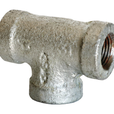 Anvil 1/8 in. FPT X 1/8 in. D FPT 1/8 in. D FPT Galvanized Malleable Iron Reducing Tee