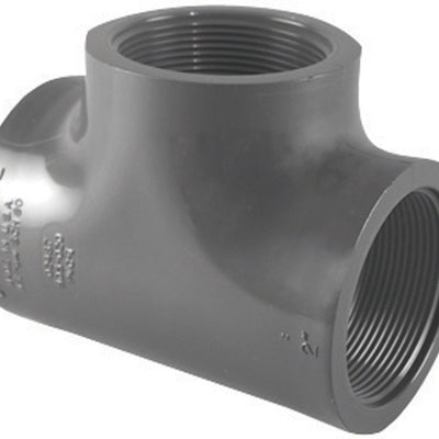 Charlotte Pipe Schedule 80 1/2 in. FPT X 1/2 in. D FPT PVC Tee
