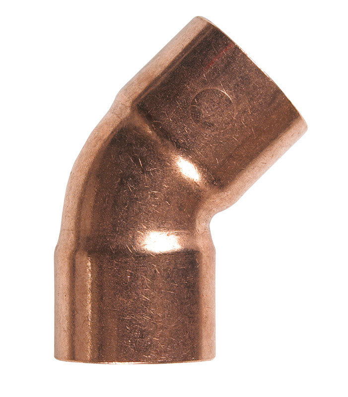 NIBCO 3/8 in. Sweat X 3/8 in. D Sweat Copper 45 Degree Elbow