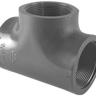 Charlotte Pipe Schedule 80 3/4 in. FPT X 3/4 in. D FPT PVC Tee